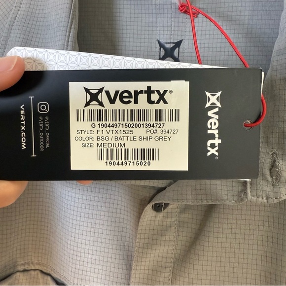 Vertx Flagstaff Tactical Short Sleeve Button Up Shirt NWT Size Medium - Picture 6 of 11